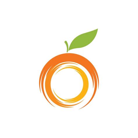 Orange logo design 19508225 Vector Art at Vecteezy