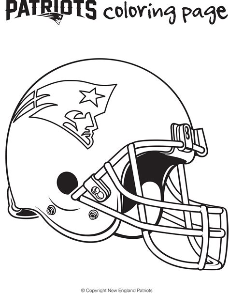 Free New England Patriots Coloring Pages, Download Free New England ...