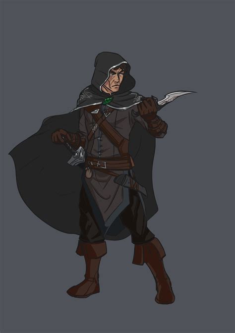 [OC] Eirnan Waldeyr, a Swashbuckler Rogue commission I did for u/ItsNoir1 : r/DnD