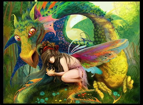 Dragon and fairy by irish-blackberry on DeviantArt