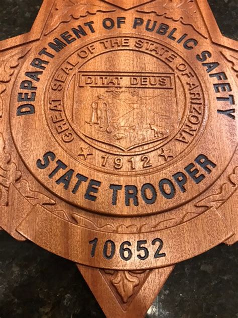 Arizona State Trooper's Badge | Etsy