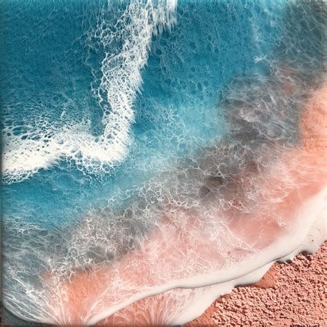 Pink Sand Beach #6 by Ana Hefco (2021) : Painting Acrylic, Spray Paint on Wood - SINGULART