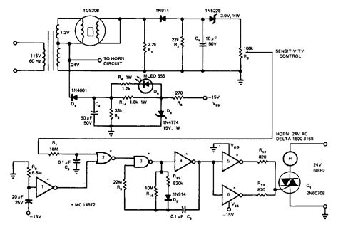 Simple Gas Smoke Detector Circuit Diagram | Schematics World