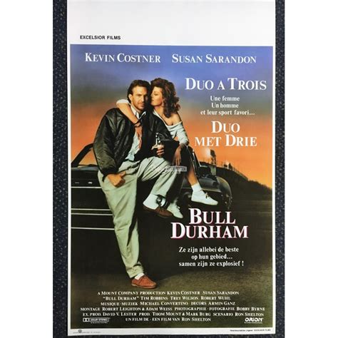 BULL DURHAM - Belgian Movie Poster Store