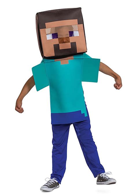 Minecraft Steve Child Adaptive Costume