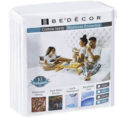 Waterproof Mattress Protector Queen Size Matress Bed Protect Cover Fitted Cotton 753070176303 | eBay