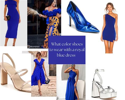 The 8 Best Shoe Colors to Wear With a Royal Blue Dress