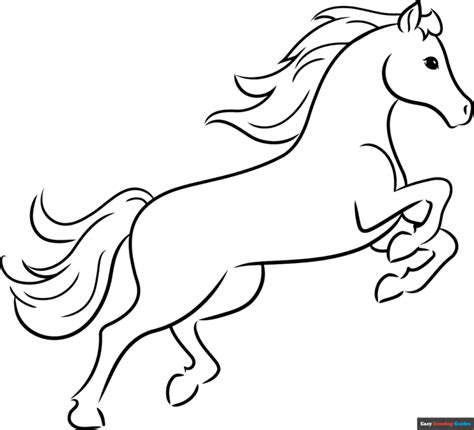 14 Easy Horse Drawing Tutorials for Kids