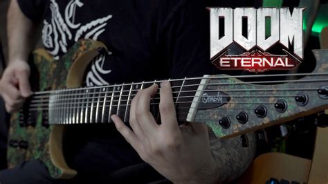 DOOM ETERNAL (OST) - BFG 10000 (Mick Gordon) // 8 String Guitar Cover - YouTube