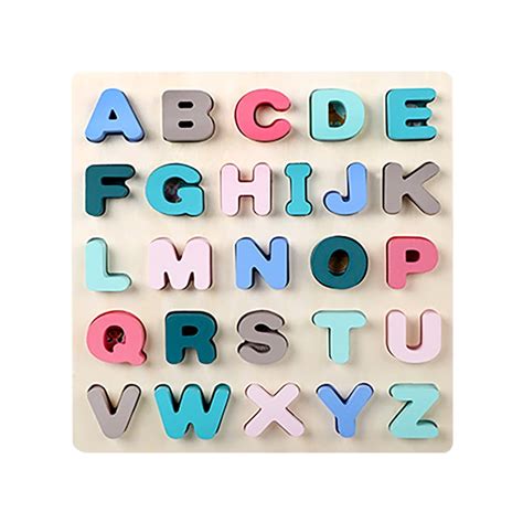 Alphabet Puzzle Set, WOOD CITY ABC Letter & Number Puzzles for Toddlers - Walmart.com - Walmart.com