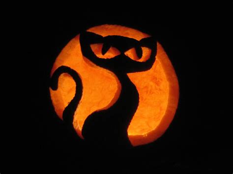 Black cat - 2007 | Pumpkin carving, Halloween pumpkins, Carving