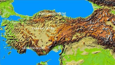 Physical Map of Turkey ~ Turkey Physical Political Maps of the City