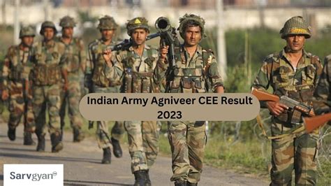 Indian Army Agniveer CEE Result 2023, Direct Link Here - SarvGyan News