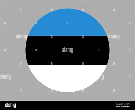 National flag of Republic of Estonia. original colors and proportion ...