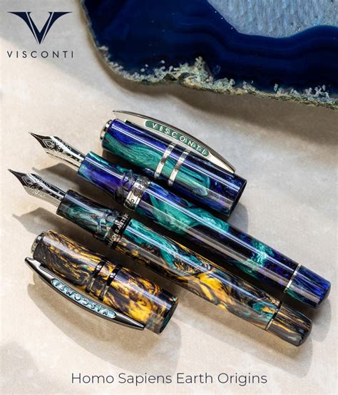 Visconti Homo Sapiens Earth Origins Limited Edition Fountain Pen Collection