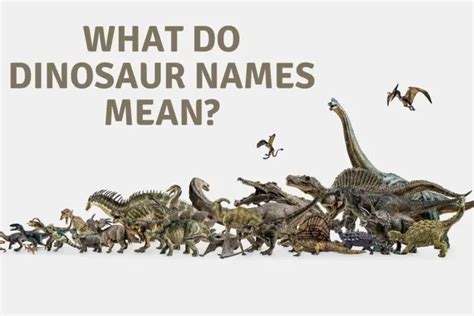 Funny Dinosaur Names - Dinosaur Facts For Kids