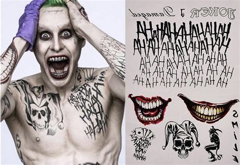 Joker From Suicide Squad Tattoos