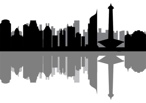 Jakarta Skyline Vector Art PNG Images | Free Download On Pngtree