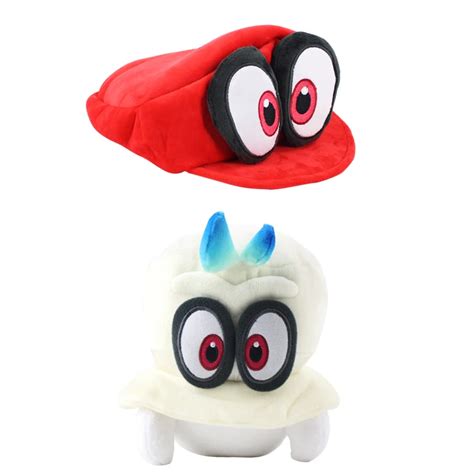 Super Mario Bros Odyssey Cappy Plush Cappy Cap Hat Soft Stuffed Cosplay Toys-in Movies & TV from ...