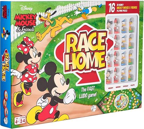 Disney Mickey & Friends Race Home Board Game for Kids Age 4 Years Old +, Multi: Amazon.co.uk ...