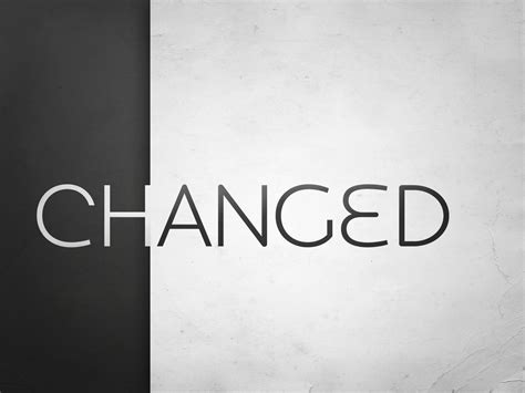 Changed….