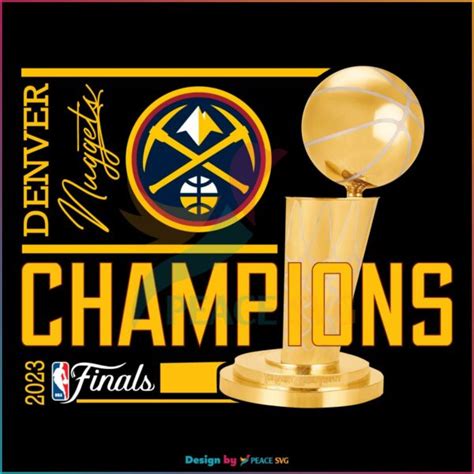 Denver Nuggets Champions NBA Finals 2023 Png Silhouette Files » PeaceSVG