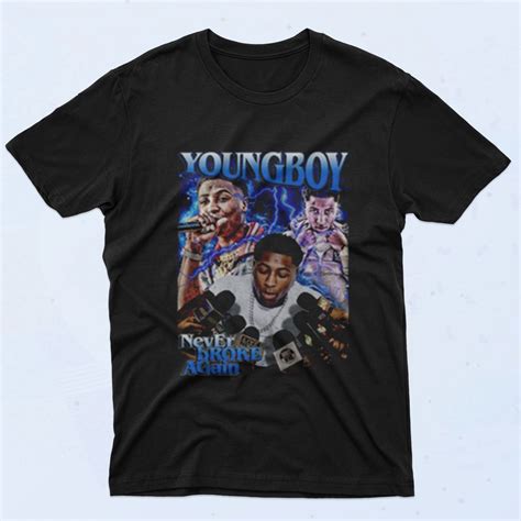 Youngboy Never Broke Again 90s T Shirt Style - 90sclothes.com