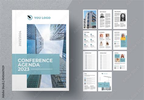 Conference Brochure Stock Template | Adobe Stock