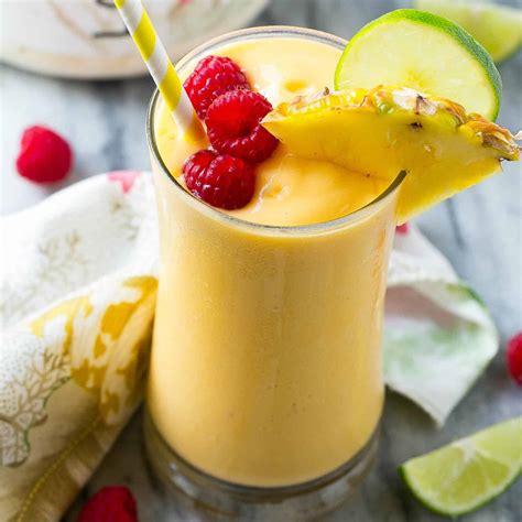 Easy Tropical Protein Smoothie Recipe | Healthy Fitness Meals