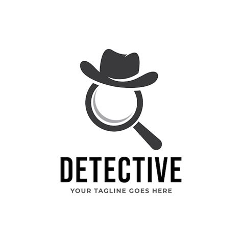 Premium Vector | Detective logo design vector template.