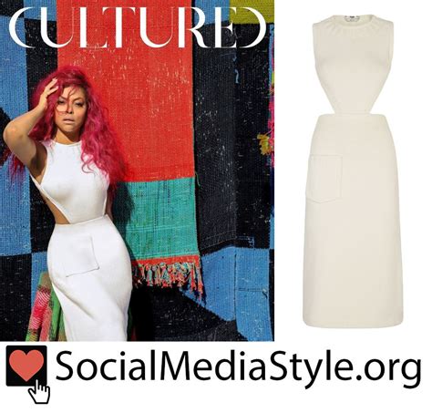 Taraji P. Henson's cutout white dress from Cultured Magazine