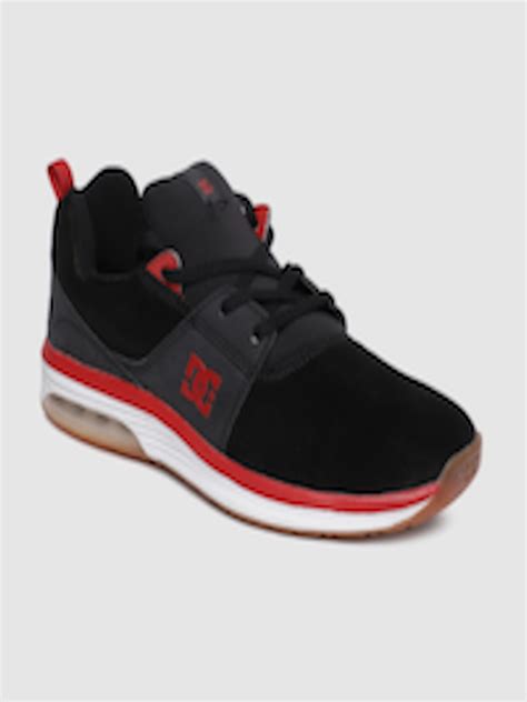 Buy DC Men Black Leather Sneakers - Casual Shoes for Men 8861989 | Myntra