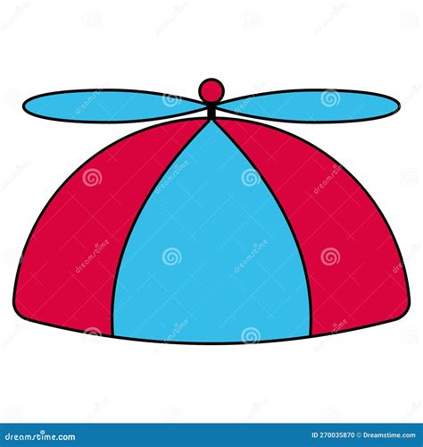 Hat Helicopter, Propeller Cap Funny Cartoon, Party Hat Child Kid Stock ...