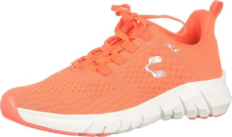 Charly Distinct PFX Running Shoe Orange Coral/White: Amazon.co.uk ...