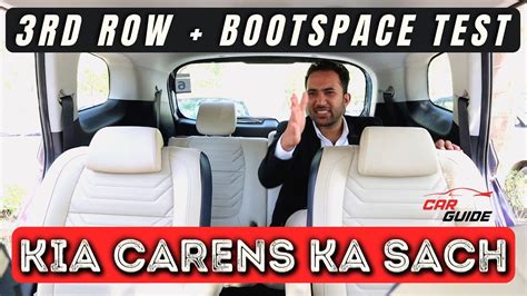 Kia Carens ka Sach ? 3rd Row Space ? BootSpace ? Unique Features | The Car Guide🔥 - YouTube