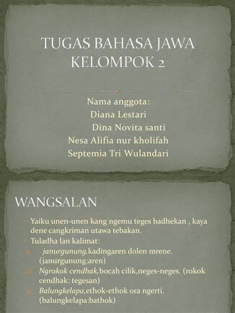 Bahasa Jawa | PDF