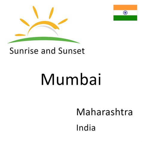 Sunrise and Sunset Times in Mumbai, Maharashtra, India