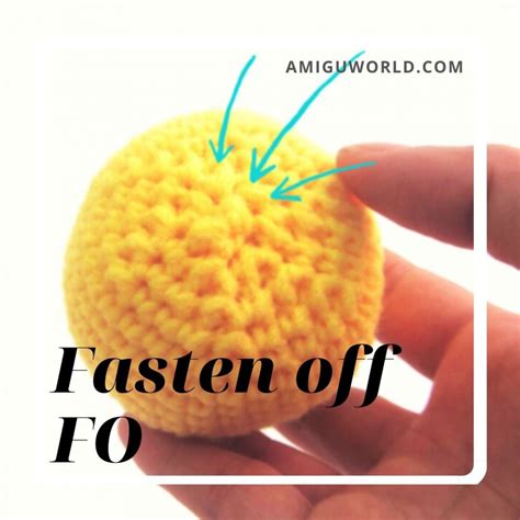 How to Fasten off in Crochet (FO) - Ami Saigon