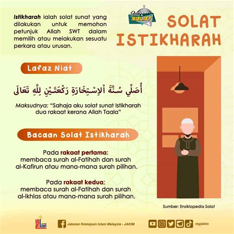 Solat Istikharah: Niat, Panduan Lengkap Solat dan Doa