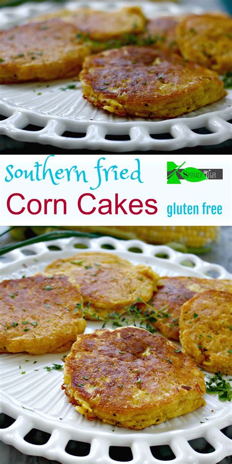 Southern Fried Corn Cakes (Gluten Free Option) - Spinach Tiger