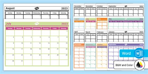 2023 2024 Academic Year Calendar (Teacher-Made) Twinkl, 50% OFF