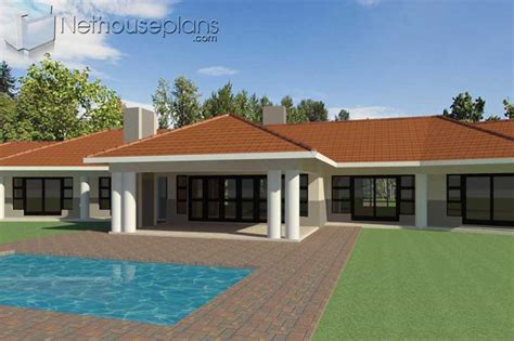 4-Bedroom-house-plans-South-Africa_TR418_Patio-View_Nethouseplans ...