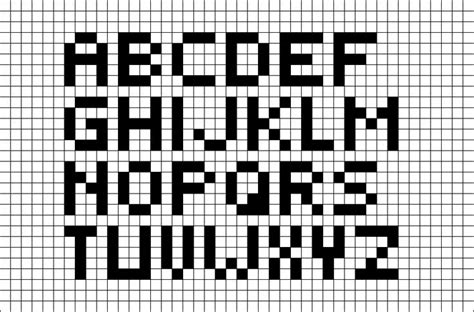 Alphabet Kit | Pixel art pattern, Pixel art, Cross stitch fonts