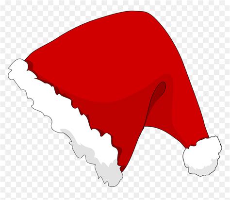 Santa Hat Clipart Hut - Cartoon Christmas Hat Png, Transparent Png - vhv