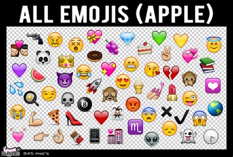 All-Emojis-Apple-Png-By-SA by shaffiqazman on DeviantArt