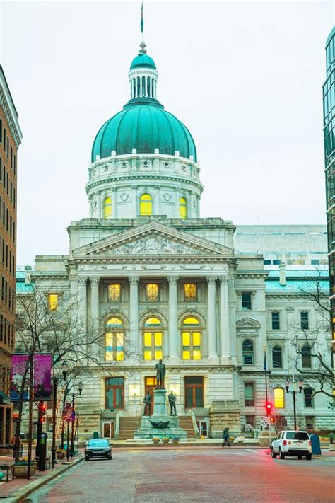 Indiana State Capitol Building Stock Image - Image of landmark, capitol: 46572039