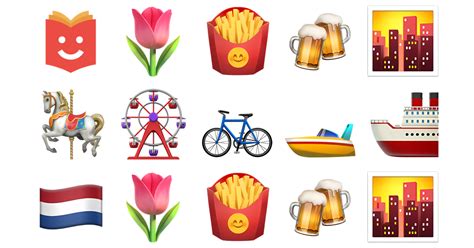 🌃🚲🍻 Amsterdam Emojis Collection 🌷🍟🍻🌆🎠🎡🚲 — Copy & Paste!