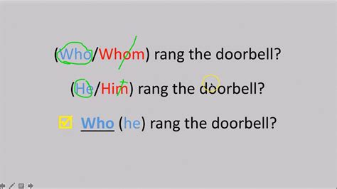 Who vs Whom - Grammar Lesson - YouTube