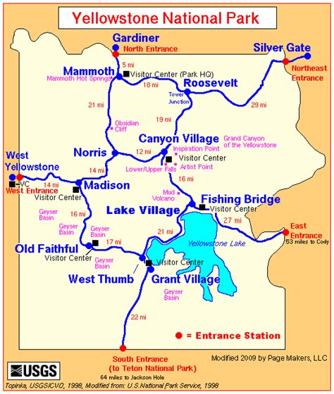 Yellowstone National Park Entrance Map | Yellowstone trip, National parks trip, Yellowstone ...