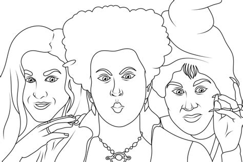 Hocus Pocus Coloring Pages